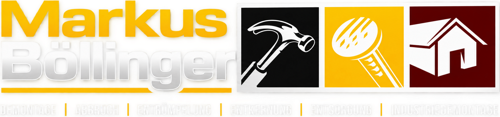 Logo Markus Böllinger – Demontage, Abbruch, Entrümpelung, Entkernung, Entsorgung, Industriedemontage